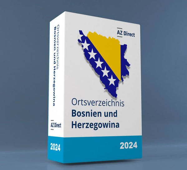 Ortsverzeichnis Bosnien und Herzegowina