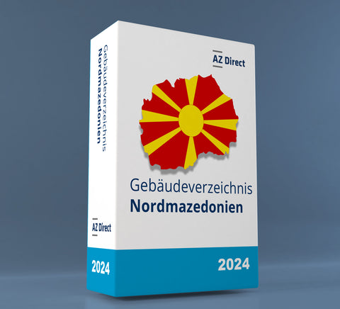 Gebäudedatei Nordmazedonien