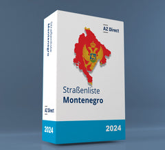 Straßenliste Montenegro